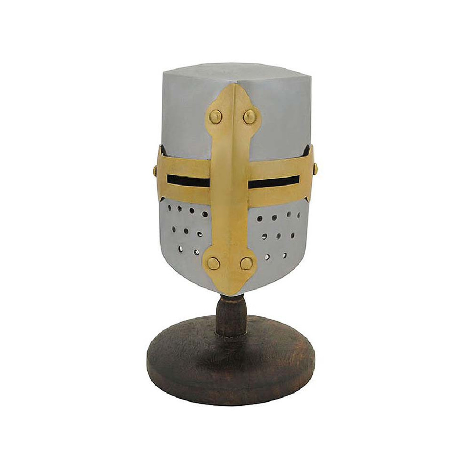 Miniature Crusader Helmet with Stand Main Image