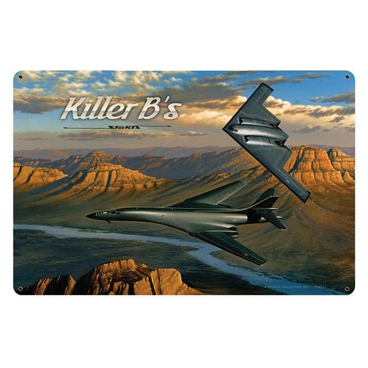 Killer B's Metal Sign Main Image