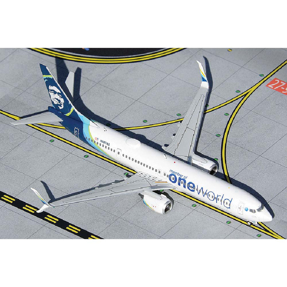 B737-900ER 1/400 Die Cast Model  Alaska Airlines Main Image