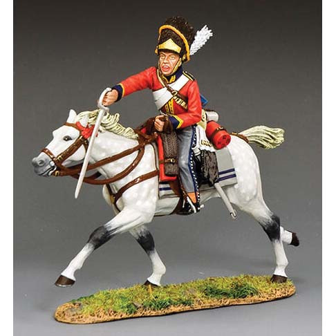 Scots Grey Charging w/Sabre Down 1/30 Figure Main Image
