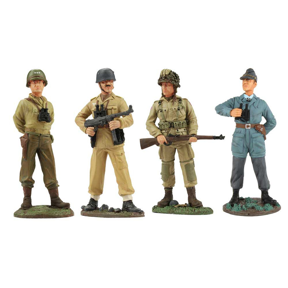 WW2 Military Commanders 4-Piece Set Main Image