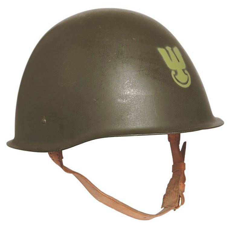 Genuine Polish Cold War WZ67 Steel Helmet Main Image