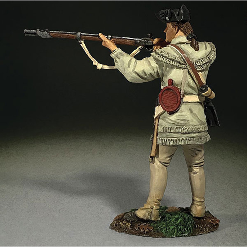 Continental Line in Hunting Shirt  Firing Main Image