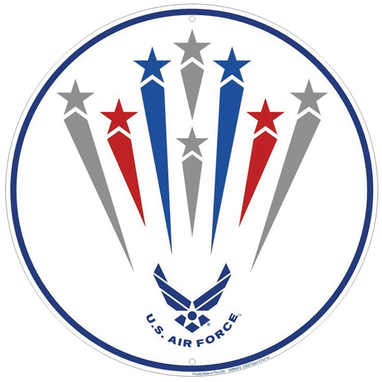 Military Round Sign Air Force Main Image