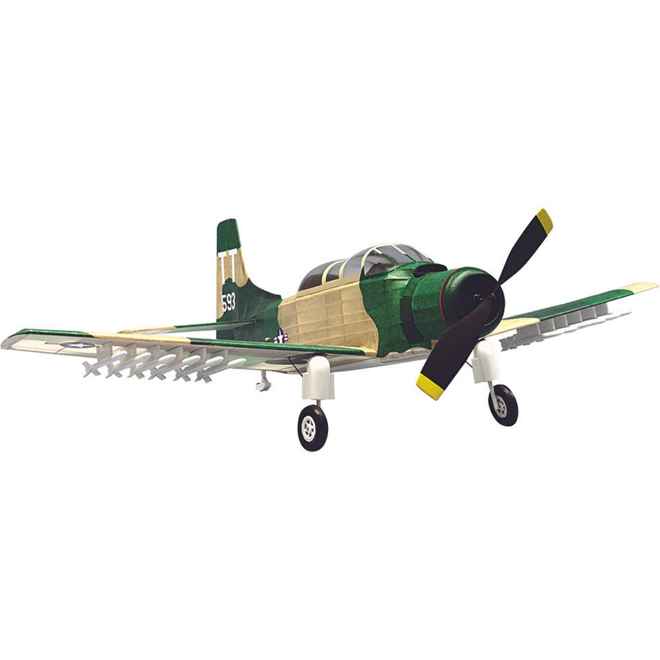 A-1E Skyraider 1/20 Balsa Kit Main Image