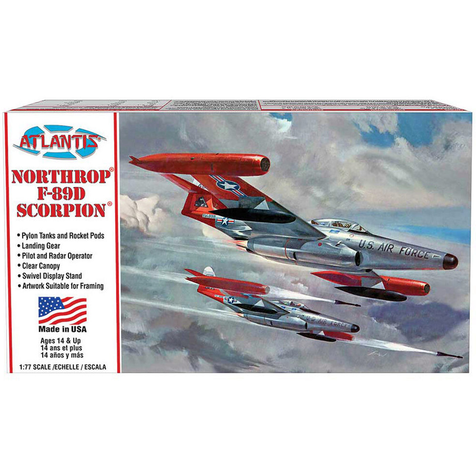 F-89D Scorpion 1/72 Kit Main Image