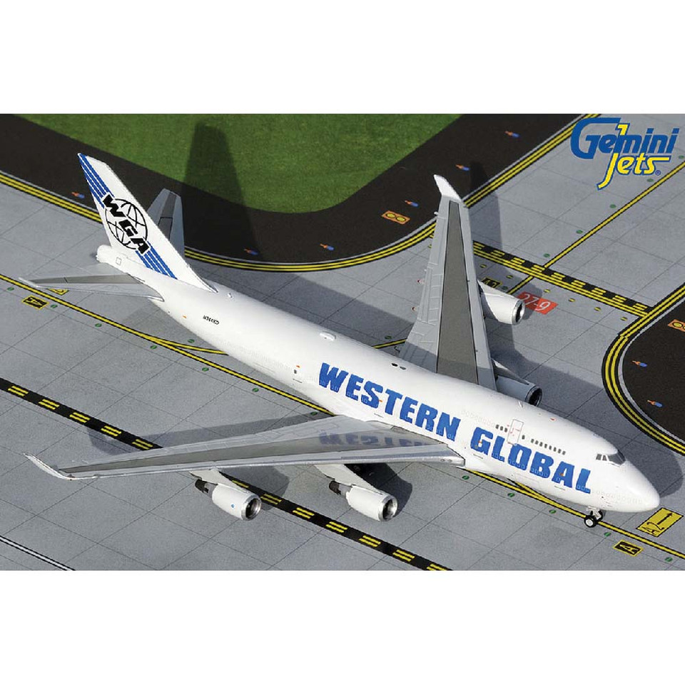 BOEING B747-400(BCF) 1/400 DIE CAST MODEL - WESTERN GLOBAL Main Image