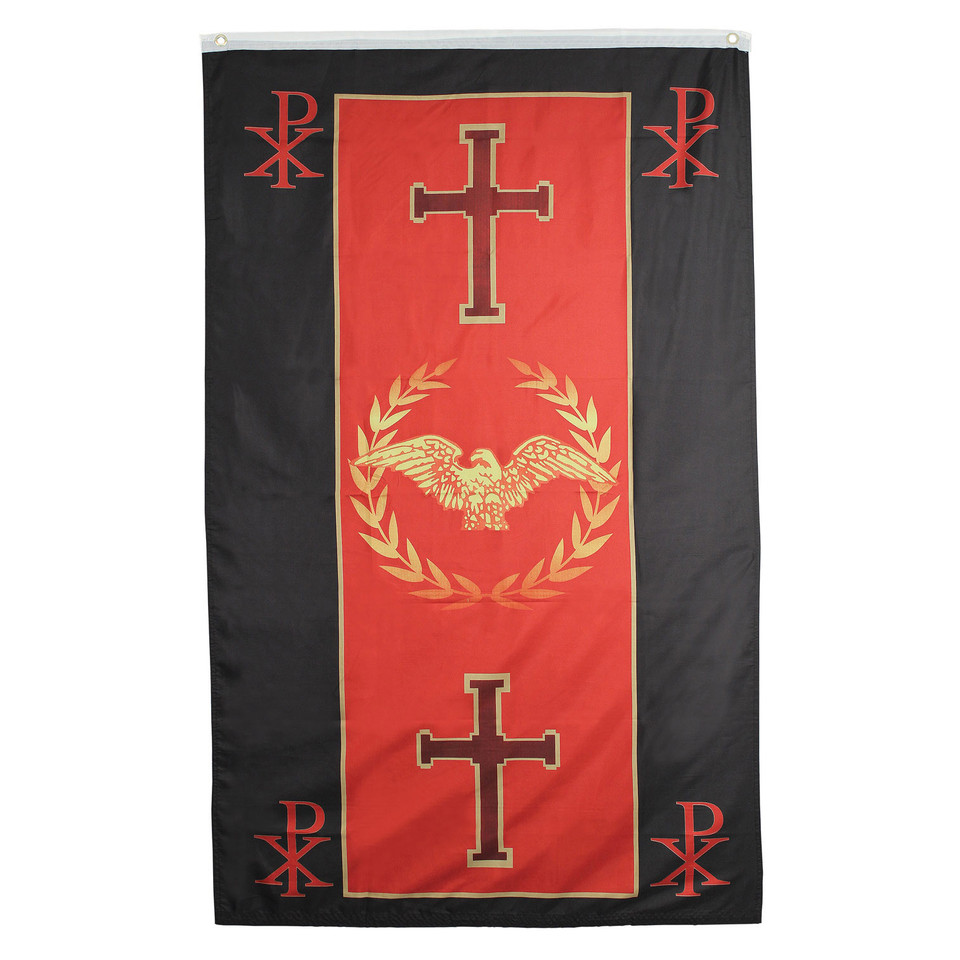 Christian Roman Empire Vertical Flag Main Image