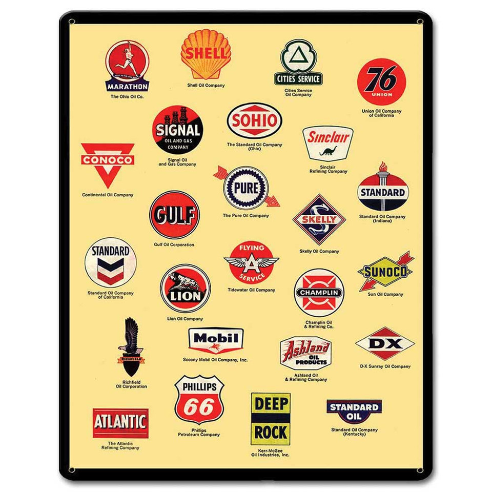 Gas Signs 12 x 15 Metal Sign Main Image