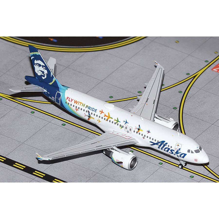 Airbus A320-200 1/400 Die Cast Model - Alaska Airlines Main Image