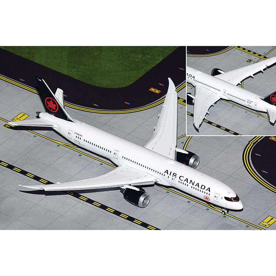 Boeing B787-9 1/400 Die Cast Model - Air Canada, flaps down Main Image