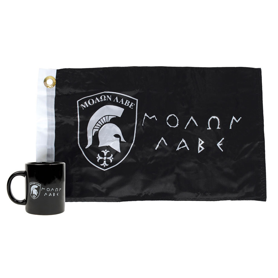 Molon Labe Mug with 12"x 18" Flag Main Image