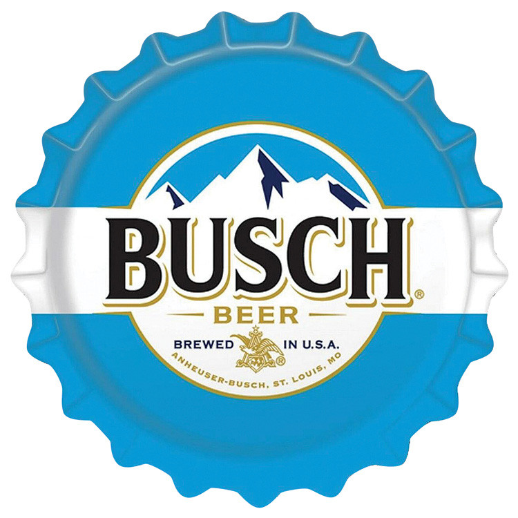 Busch Beer Bottle Cap Sign Main Image