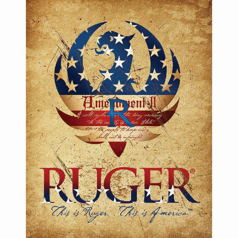 Ruger 2nd Ammendment Metal Sign Main Image