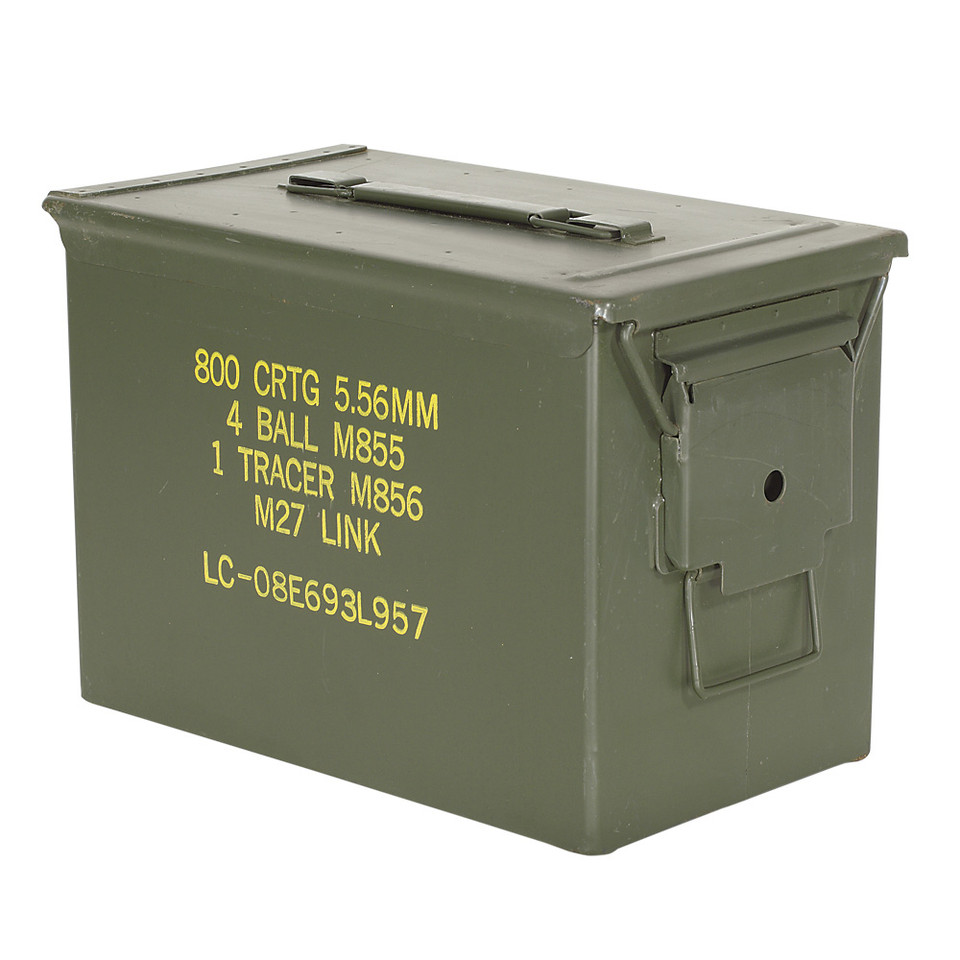 Genuine U.S. FAT 50 Saw Box Ammo Can Main Image