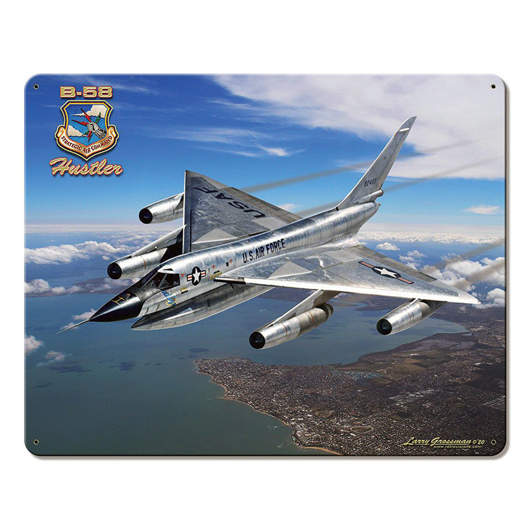B-58 Hustler Metal Sign Main Image