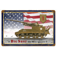 M40 Big Shot Metal Sign Main Image