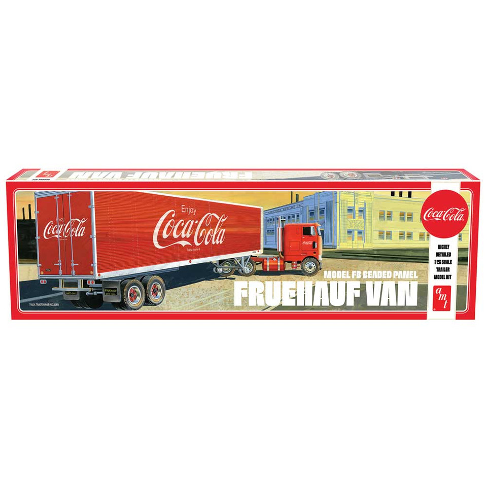 Fruehauf Beaded Van Semi Trailer 1/25 Kit Main Image