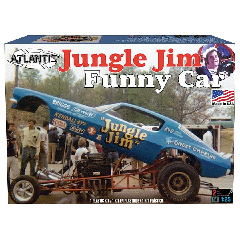 1971 Jungle Jim Camaro Funny Car 1:25 Kit Main Image