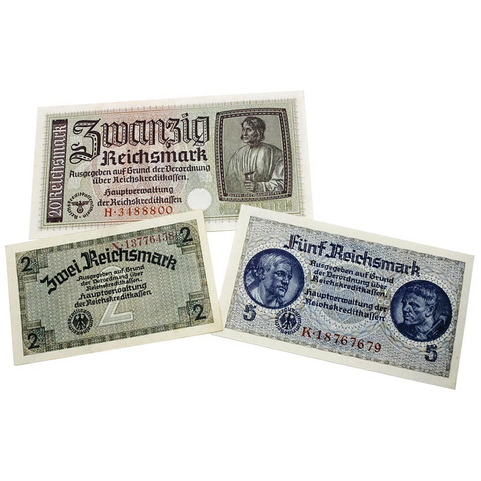 German Occupation Billfold Main Image