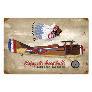 Lafayette Escadrille Metal Sign Main Image