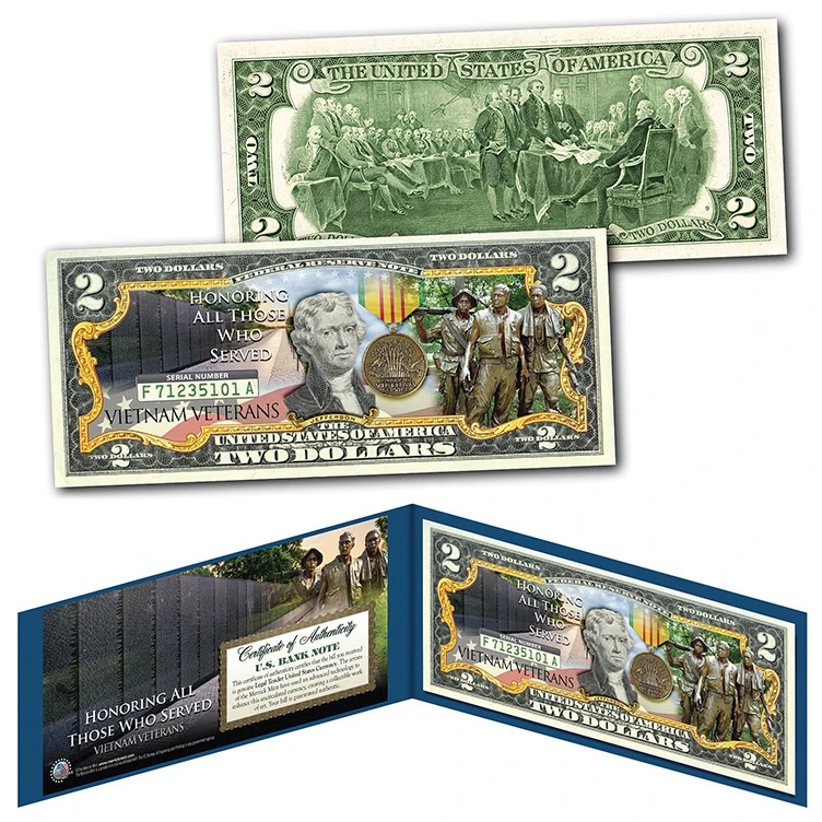 Vietnam Veteran $2 Bill Main Image