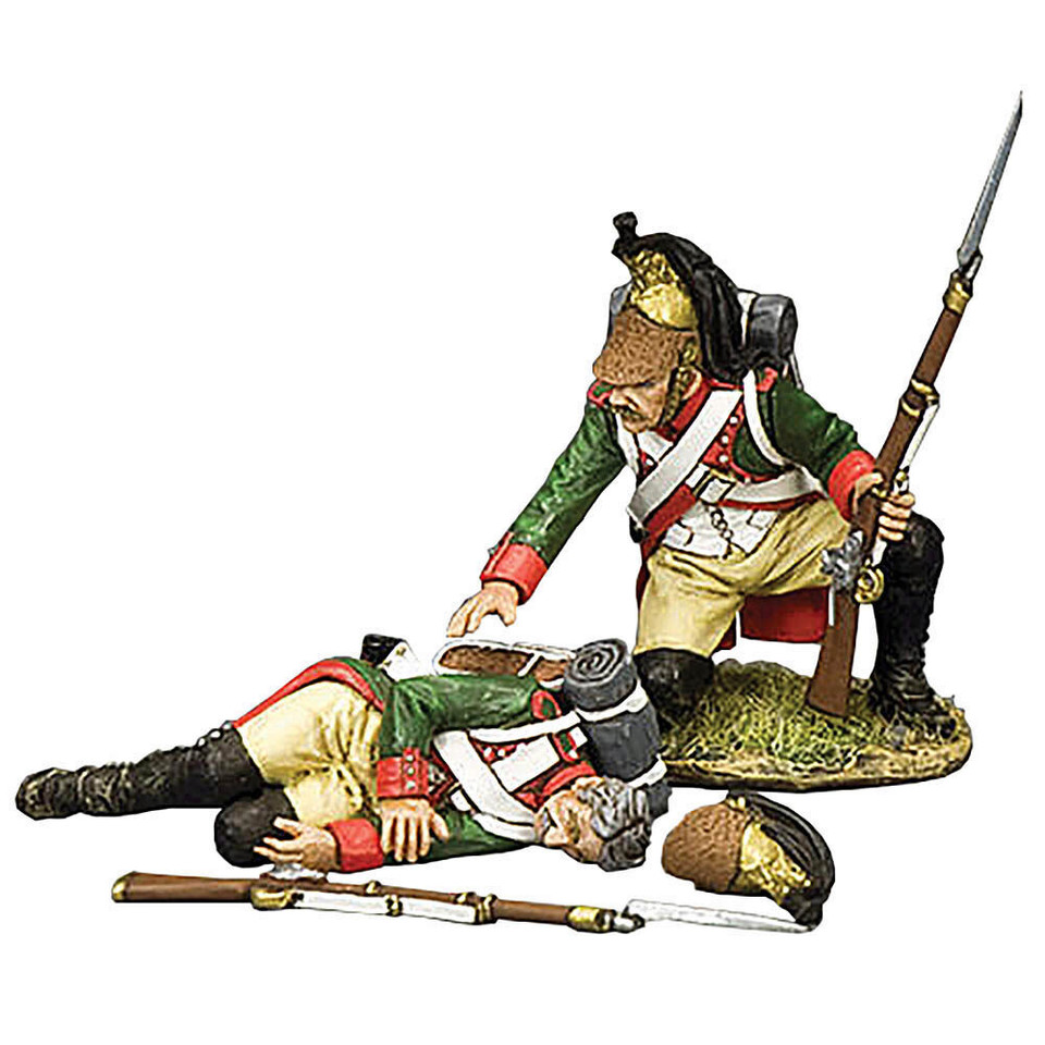 Kneeling Dragoon Helping A Comrade 1/30 Figure Main Image