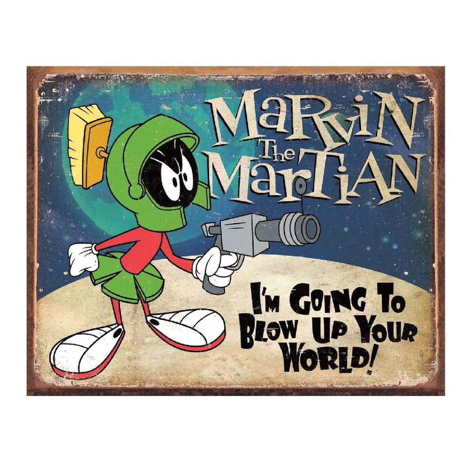 Marvin the Martian Metal Sign Main Image