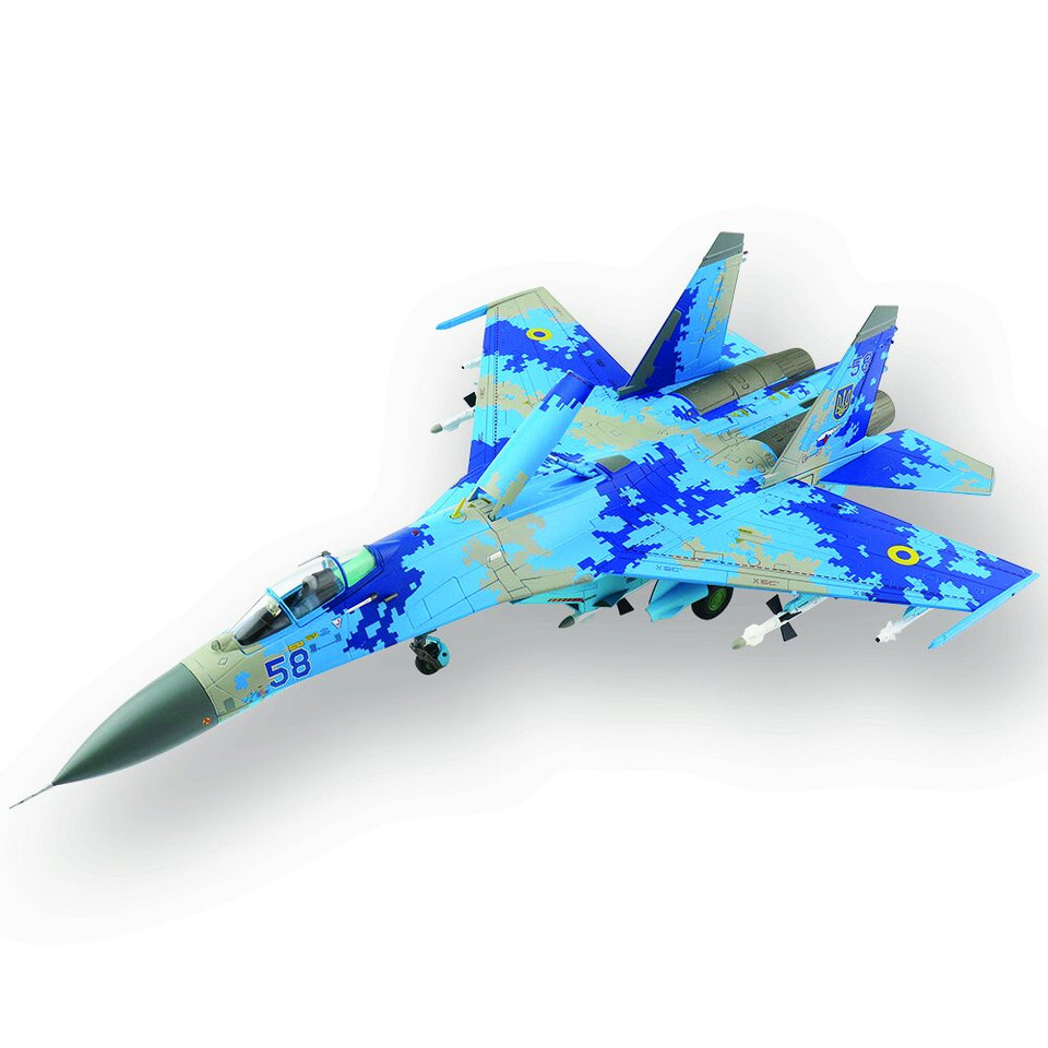 Su-27 Flanker B 1/72 Die Cast Model - HA6015 Ukrainian Air Force, Feb 2022 Main Image