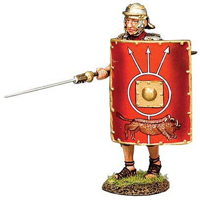 Advancing Legionary w/Pilum 1/30 Figure - ROM056 Main Image