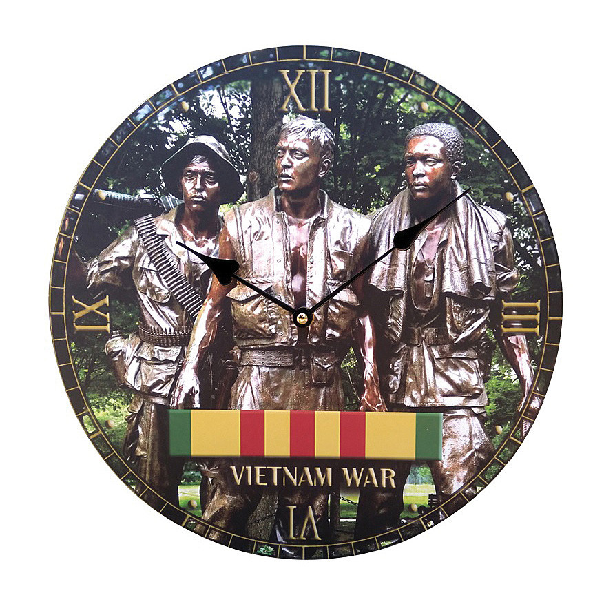Vietnam Veteran Wall Clock Main Image