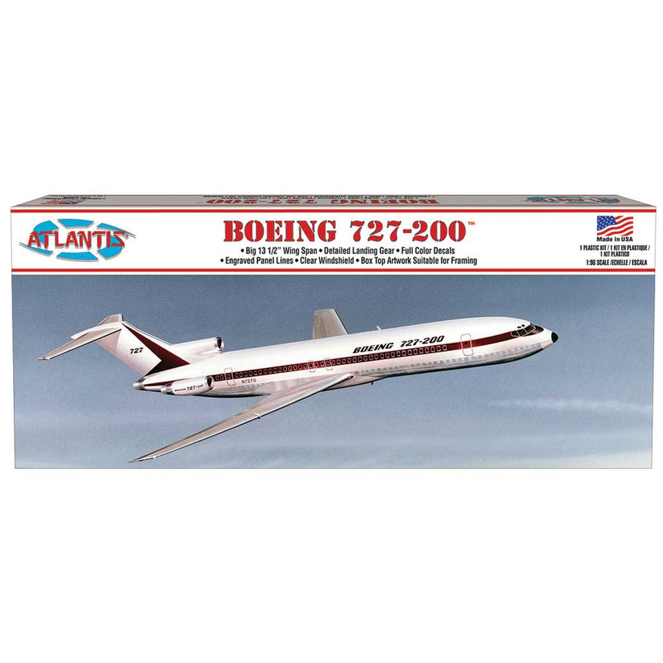 Boeing B727 Airliner 1:96 Kit - Boeing Colors Main Image