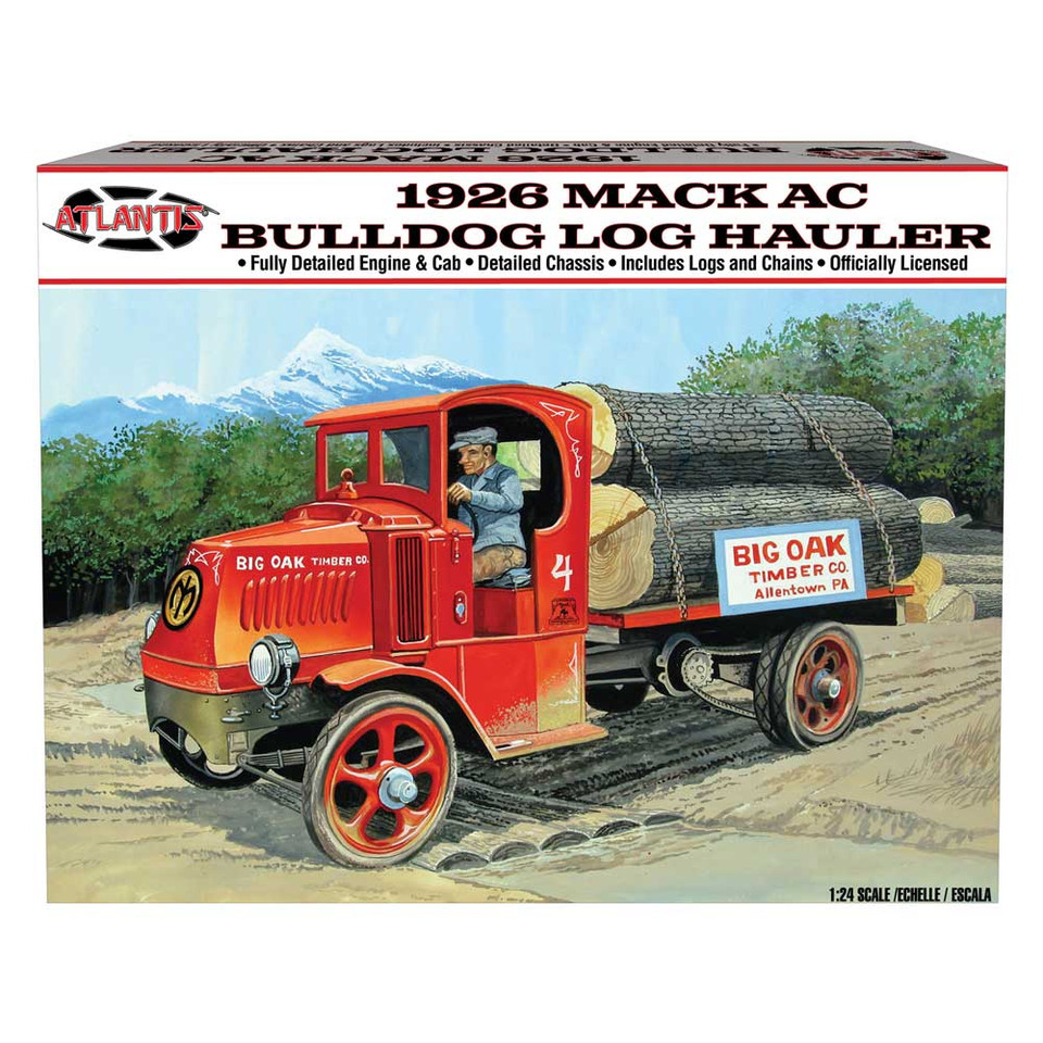 1926 Mack Bulldog Log Hauler 1/24 Kit Main Image