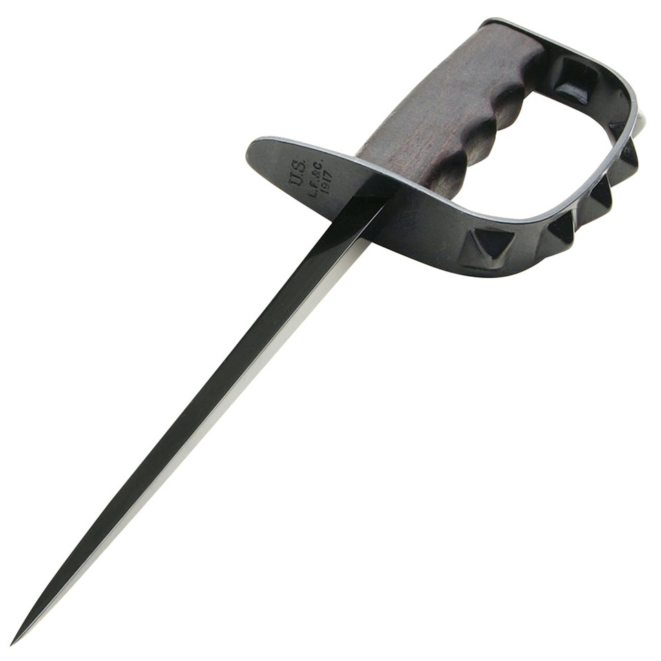 1917 U.S. Trench Knife with Leather Sheath Main Image