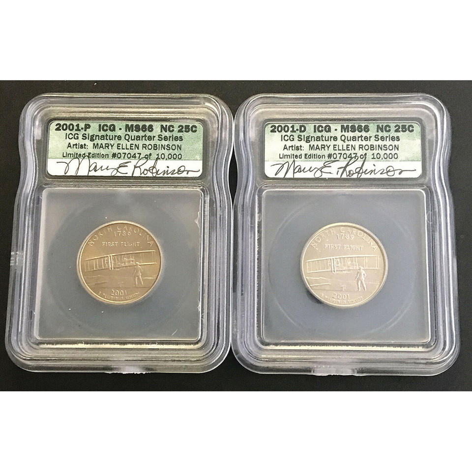 2-Quarter Wright Bros North Carolina Set: Main Image