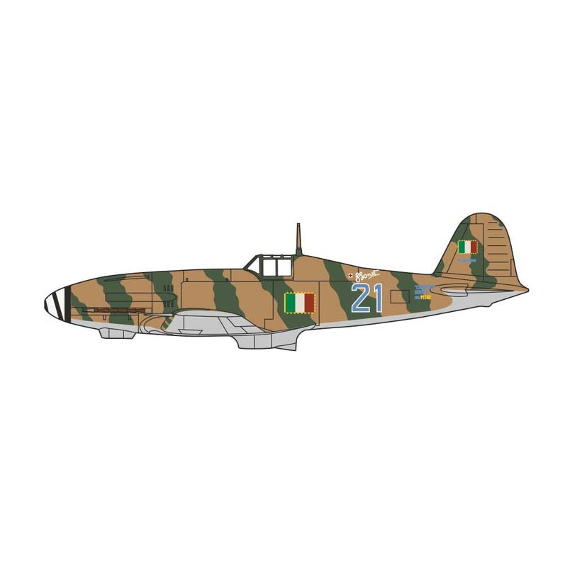 Fiat G.55 Centauro 1/72 Die Cast Model Montefusco-Bonet Squadron, Aeronautica Nazionale Repubblican Main Image