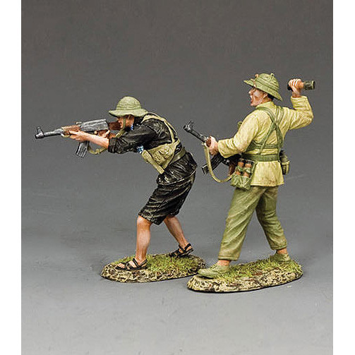 2-Piece NVA/VC Assault Team 1/30 Figure Set Main Image