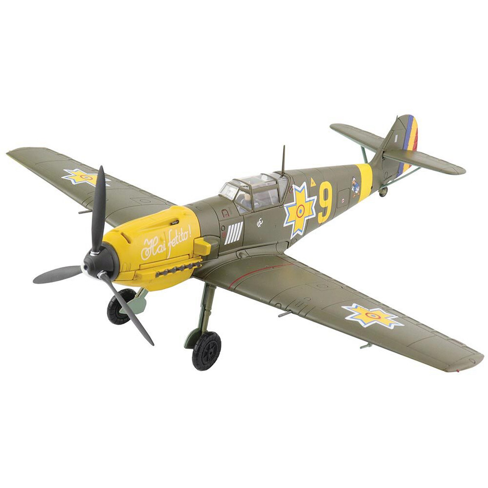 BF 109E-3 1/48 Die Cast Model - HA8721 Lt. loan Di Cesare, Grupul 7,  Romanian Air Force, Karpovka- Main Image