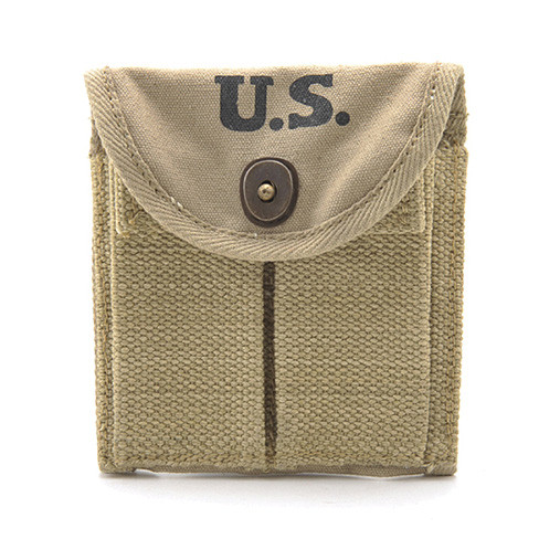 M1 Carbine .30 Caliber Buttstock Pouch Dated 1942 - Khaki Main Image