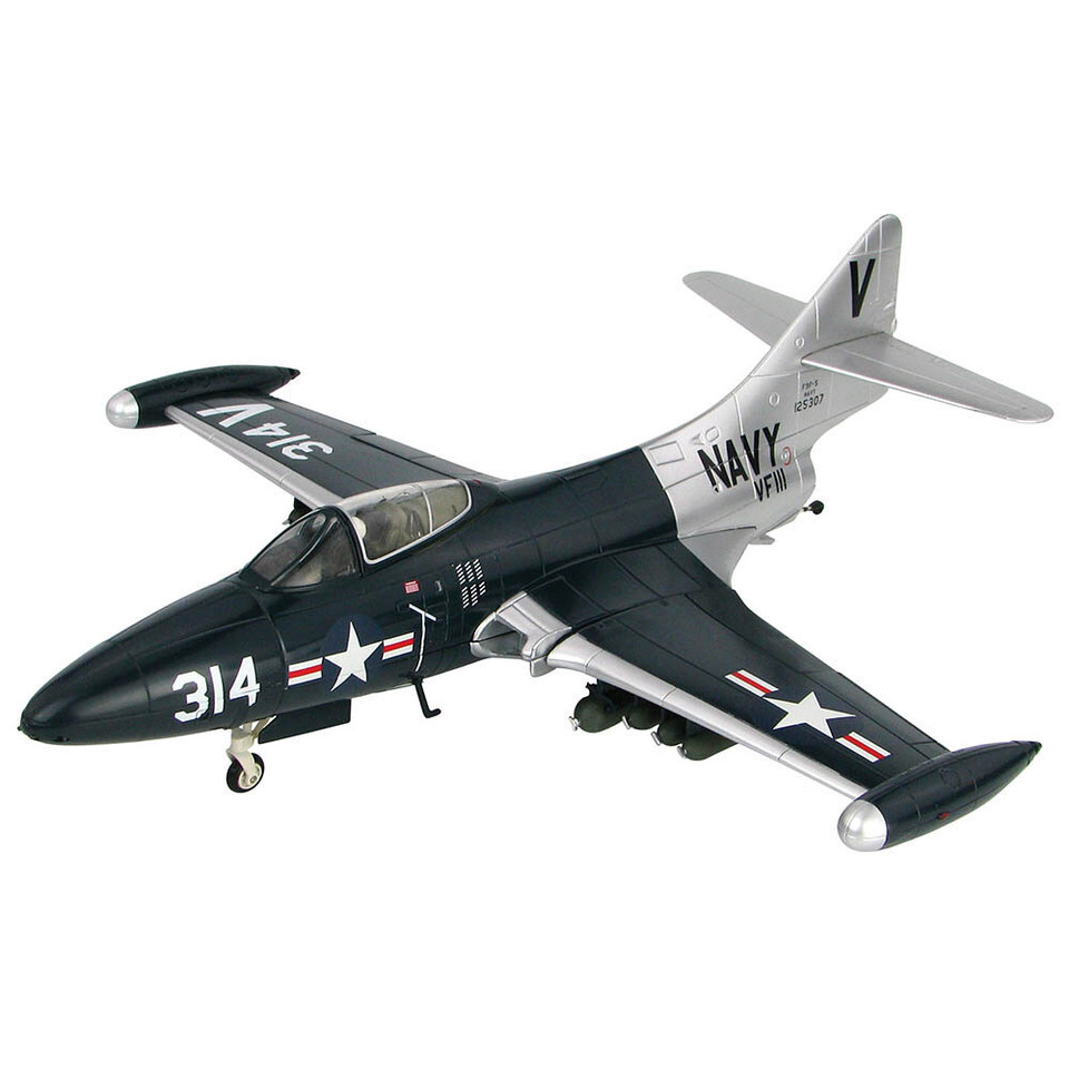 F9F-5 Panther 1/48 Die Cast Model VF-111, USS Lake Champlain,  July 1953 Main Image