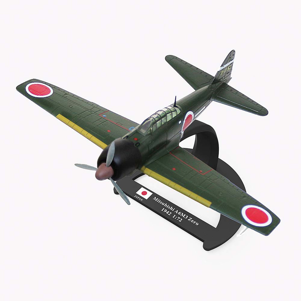 A6M3 Zero 1/72 Die Cast Model Tsuluba Flying Group, Imperial Japanese Navy Air Service, 19 Main Image