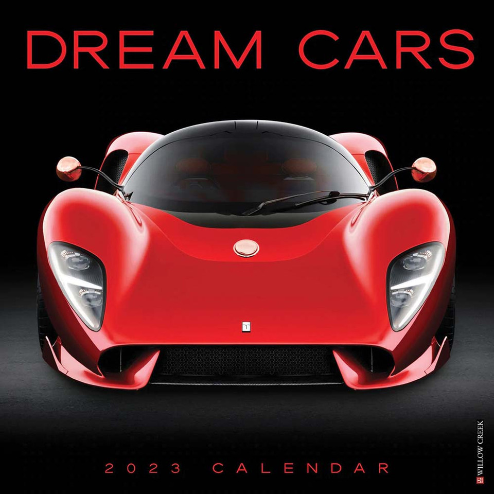 Dream Cars 2023 18 Month Wall Calendar Main Image