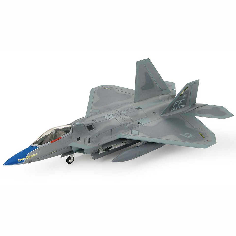 F-22 Raptor 1/72 Die Cast Model - HA2803B 192nd  FW "Cripes A'Mighty" Main Image