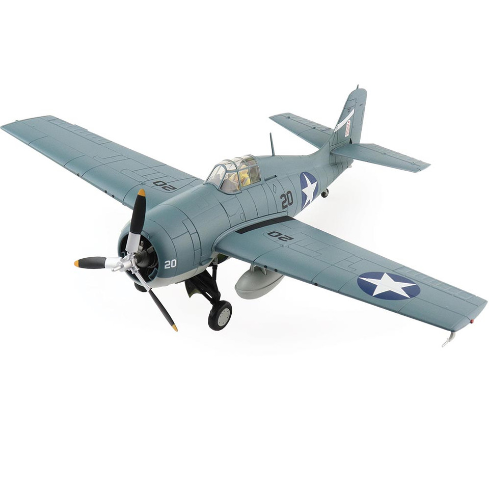 F4F-4 Wildcat 1/48 Die Cast Model - HA8906 Machinist Donalad Runyon, VF-6, USS Enterprise, 1942 Main Image