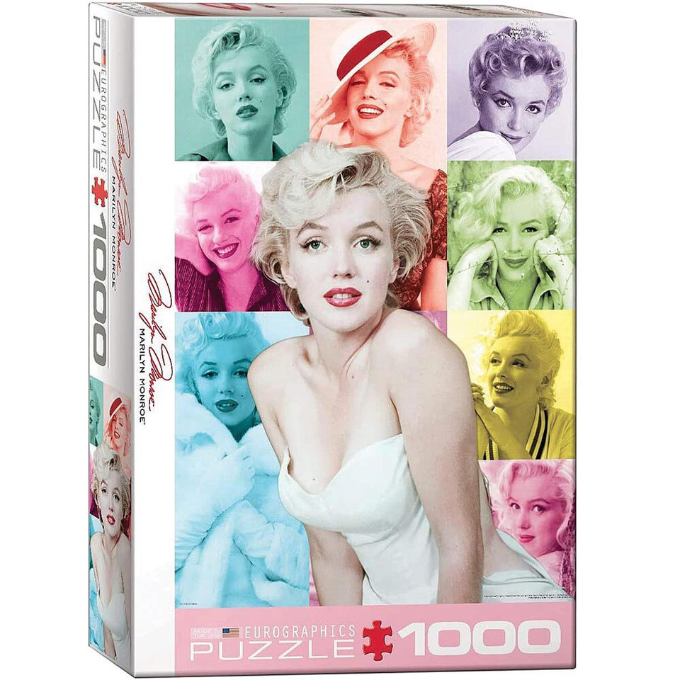 Marilyn Monroe Color Portraits 1,000 Piece Puzzle Main Image