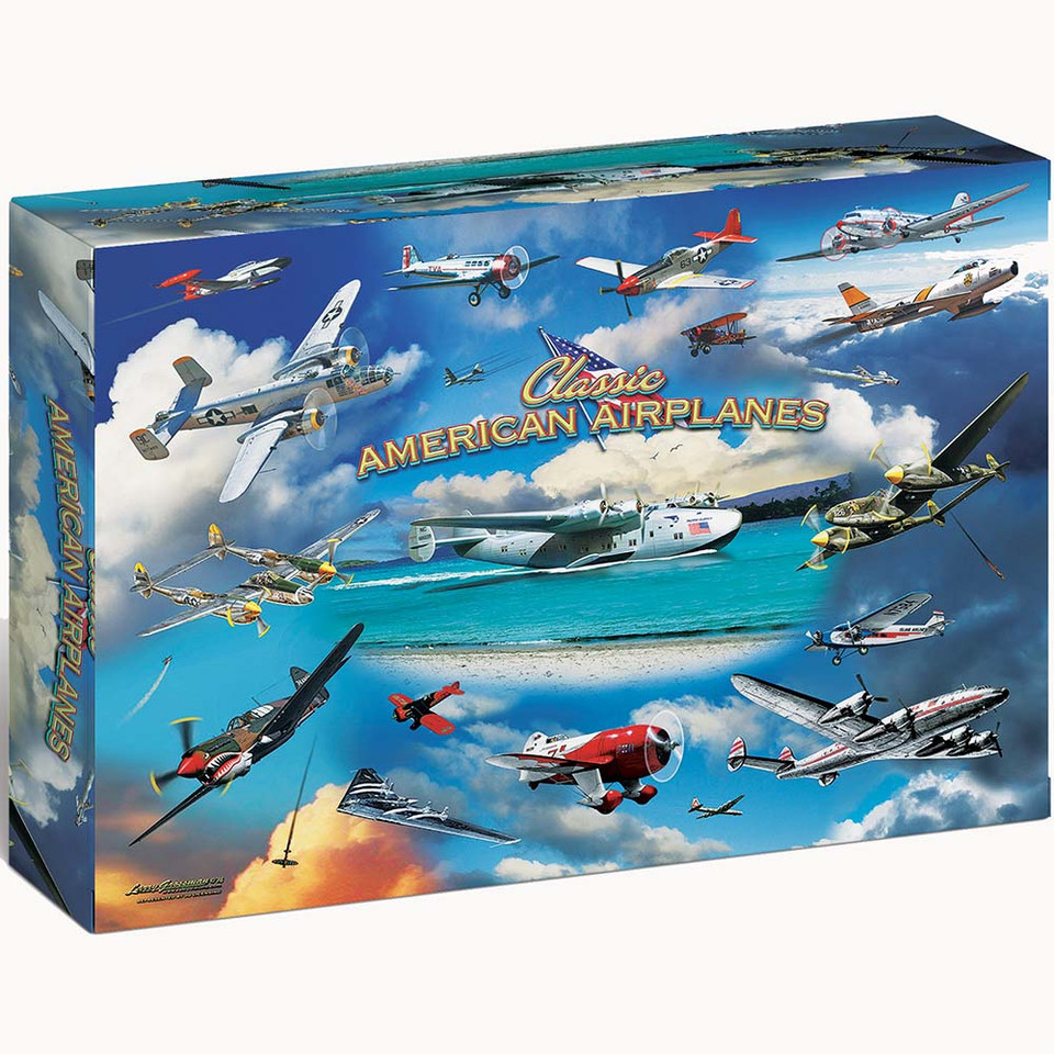 Classic American Planes Puzzle Main Image