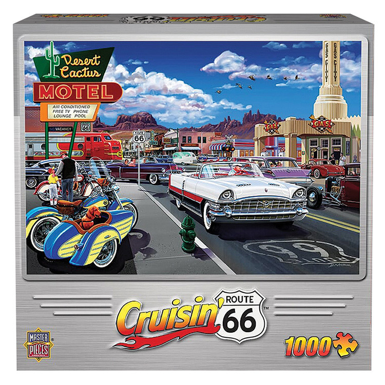 Drive Thru on Rte. 66 1000 Piece Jigsaw Puzzle Main Image