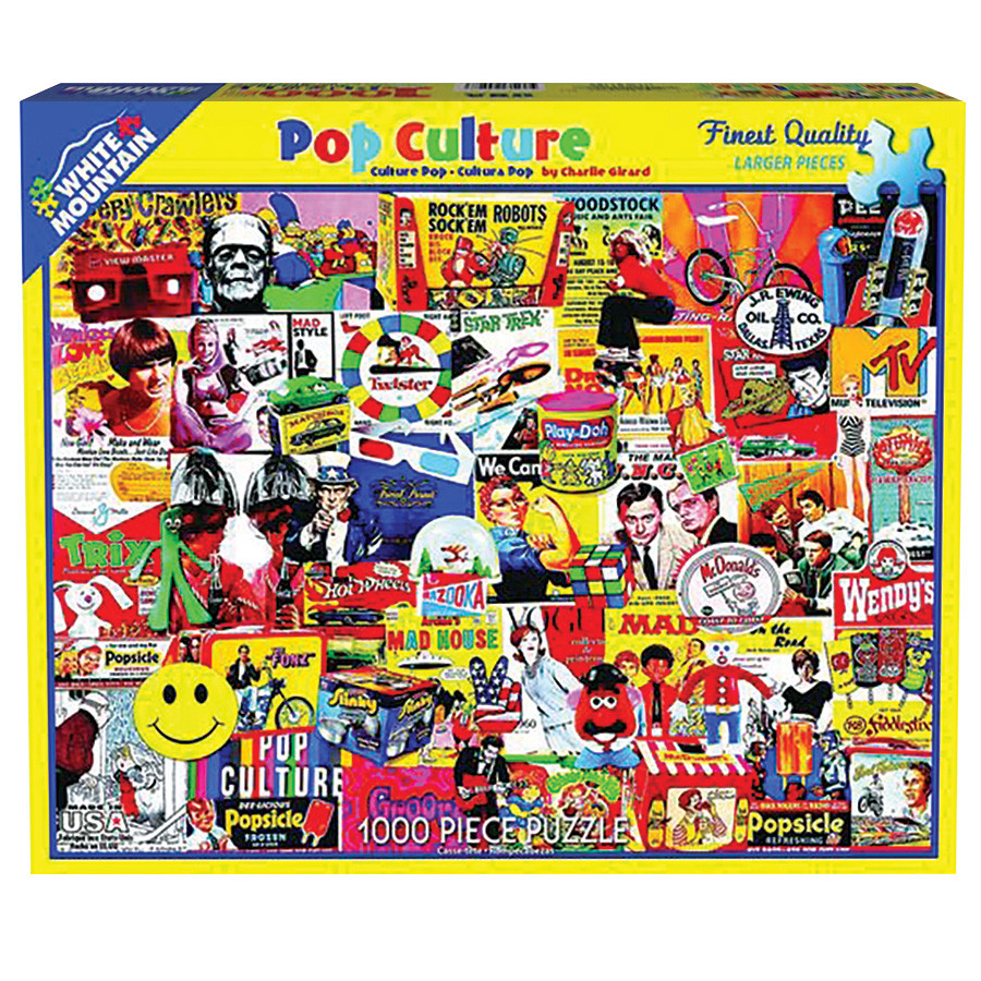 Pop Culture 1000 Pc Puzzle Main Image
