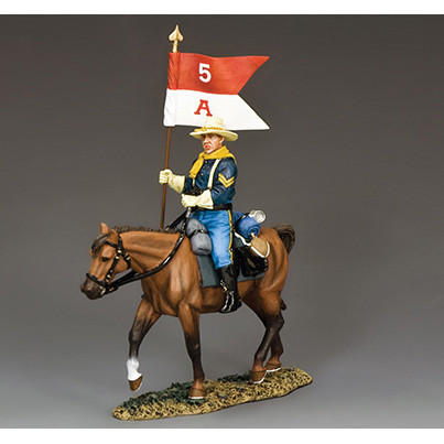 U.S. Cavalry Mounted Guidon Bearer 1/30 Figure Main Image
