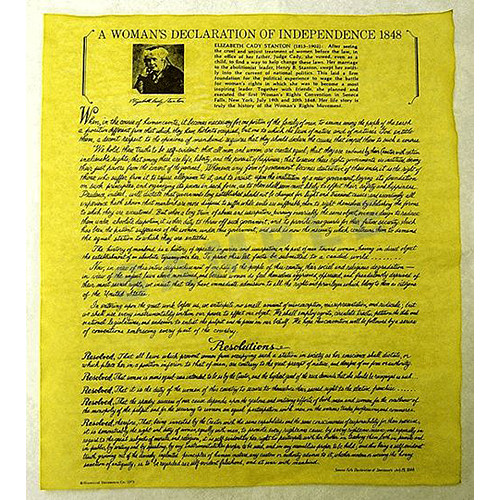 Replica Document - Womens Declaration of Independence 1848 Main Image